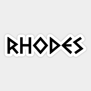 Rhodes Sticker